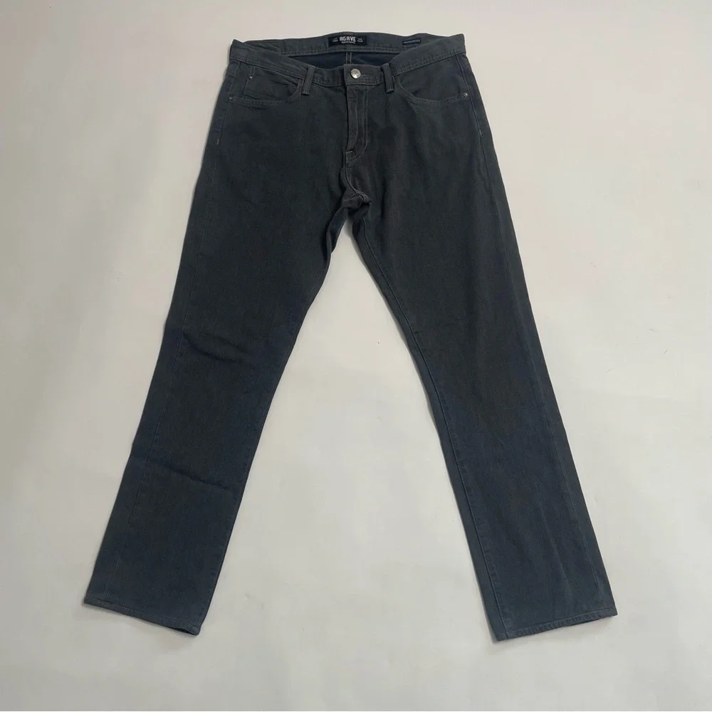 AGAVE DENIM SMITH slim dark grey jeans